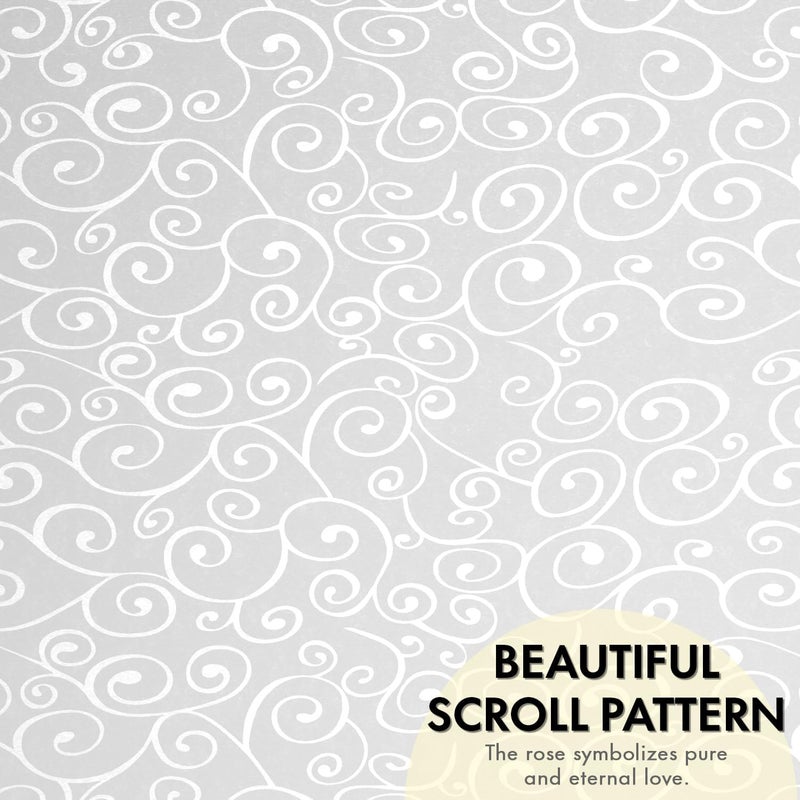 Healon FrenzyBird Thickened Aisle Runner for Wedding CeremonyFeet White Aisle Runner Walkway for Indoor Outdoor Wedding Church Decorations ，Halloween Parties can Also use a Carpet，50g(Vine, 3x100Feet) - Image 5
